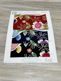 KKP2338-D-UMENIHITTA 후타코 지리멘 매화와 히키타[원단] 우니 섬유(UNI TEXTILE) 서브 사진