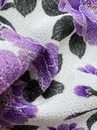 KKP2338-D-YAEZAKURA 후타코 지리멘 더블 벚꽃[원단] 우니 섬유(UNI TEXTILE) 서브 사진