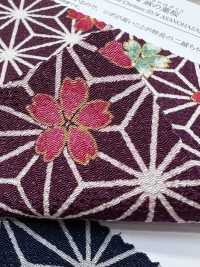 KKP2338-D-ASANOHA 후타코 치리멘 보물 컬렉션[원단] 우니 섬유(UNI TEXTILE) 서브 사진