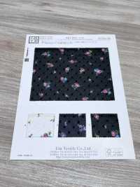 KKP2755-D118 스노우 컷 조젯[원단] 우니 섬유(UNI TEXTILE) 서브 사진