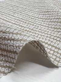 KKP3338-D1127 후타코 지리멘 단색 인쇄 에도 코몬 모스 스티치[원단] 우니 섬유(UNI TEXTILE) 서브 사진