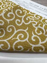 KKP3338-D-KARAKUSA 후타코 지리멘 아라베스크 문양[원단] 우니 섬유(UNI TEXTILE) 서브 사진