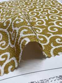 KKP3338-D-KARAKUSA 후타코 지리멘 아라베스크 문양[원단] 우니 섬유(UNI TEXTILE) 서브 사진