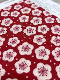 KKP3338-D-UMEARARE 후타코 지리멘 매실 센베이[원단] 우니 섬유(UNI TEXTILE) 서브 사진