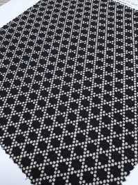 KKP3338-D-KAGOME 후타코 지리멘 카고메 코몬[원단] 우니 섬유(UNI TEXTILE) 서브 사진