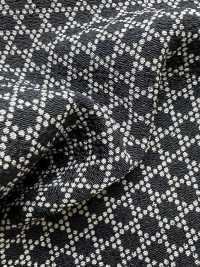 KKP3338-D-KAGOME 후타코 지리멘 카고메 코몬[원단] 우니 섬유(UNI TEXTILE) 서브 사진