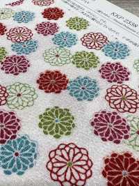 KKP2338-D-HAIKARA 후타코 지리멘 하이카라 코기쿠[원단] 우니 섬유(UNI TEXTILE) 서브 사진