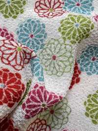 KKP2338-D-HAIKARA 후타코 지리멘 하이카라 코기쿠[원단] 우니 섬유(UNI TEXTILE) 서브 사진