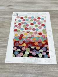 KKP2338-D-HAIKARA 후타코 지리멘 하이카라 코기쿠[원단] 우니 섬유(UNI TEXTILE) 서브 사진