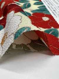 KKP2338-D-MODANTBK 후타코 지리멘 모던 카멜리아[원단] 우니 섬유(UNI TEXTILE) 서브 사진