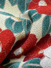 KKP2338-D-MODANTBK 후타코 지리멘 모던 카멜리아[원단] 우니 섬유(UNI TEXTILE) 서브 사진