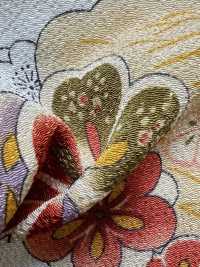 KKP2338-D-SYOCHIKU 후타코 지리멘 소나무, 대나무, 매화[원단] 우니 섬유(UNI TEXTILE) 서브 사진