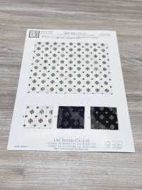 KKP4193-D301-123 쉬폰 컷 자카드 모노크로매틱 프린트[원단] 우니 섬유(UNI TEXTILE) 서브 사진