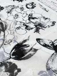 KKP4193-D100-98 쉬폰 컷 자카드[원단] 우니 섬유(UNI TEXTILE) 서브 사진