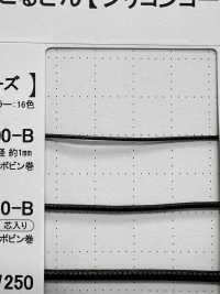 SW-100B 실리콘 코팅 코드 1mm[리본 / 테이프 / 코드] Cordon 서브 사진