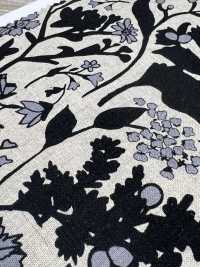 7026-1710-1 CL 룸스테이트 실루엣 플로럴 프린트[원단] 홋코(HOKKOH) 서브 사진