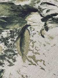 7026-1730-1 큰 꽃무늬가 있는 린넨 직조 상태[원단] 홋코(HOKKOH) 서브 사진