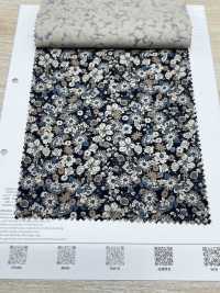 7026-1720-2 21W 코듀로이 캘리코 플라워[원단] 홋코(HOKKOH) 서브 사진