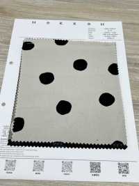 7026-1720-6 21W 코듀로이 핸드페인팅 원형[원단] 홋코(HOKKOH) 서브 사진