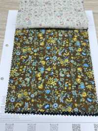 4026-1755-2 21W 코듀로이 꽃잎과 새들[원단] 홋코(HOKKOH) 서브 사진