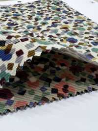 4026-1755-3 21W 코듀로이 기하학적 꽃무늬[원단] 홋코(HOKKOH) 서브 사진