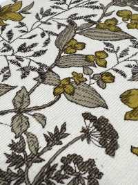 4026-1755-5 21W 코듀로이 자수 꽃무늬 패턴[원단] 홋코(HOKKOH) 서브 사진