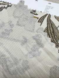 4026-1755-5 21W 코듀로이 자수 꽃무늬 패턴[원단] 홋코(HOKKOH) 서브 사진