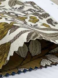 4026-1755-5 21W 코듀로이 자수 꽃무늬 패턴[원단] 홋코(HOKKOH) 서브 사진