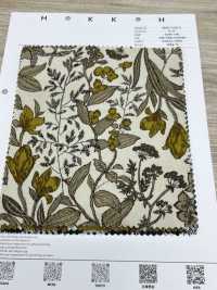 4026-1755-5 21W 코듀로이 자수 꽃무늬 패턴[원단] 홋코(HOKKOH) 서브 사진