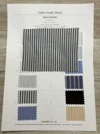 5SG032 코튼 포플린 스트라이프[원단] 샴브레이(CHAMBRAY) 서브 사진