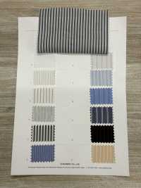 5SG032 코튼 포플린 스트라이프[원단] 샴브레이(CHAMBRAY) 서브 사진