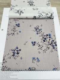 7026-1630-2 60 타자기 천 흐릿한 꽃[원단] 홋코(HOKKOH) 서브 사진