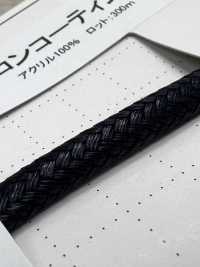 66SCR 실리콘 코팅 코드 V 원형 코드 (심 포함) 6.0mm[리본 / 테이프 / 코드] Cordon 서브 사진