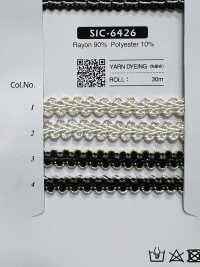 SIC-6426 레이온 라메 브레이드[리본 / 테이프 / 코드] SHINDO(SIC) 서브 사진