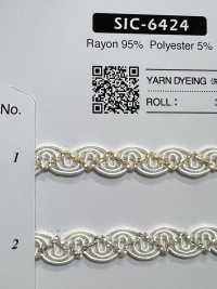 SIC-6424 레이온 라메 브레이드[리본 / 테이프 / 코드] SHINDO(SIC) 서브 사진