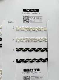 SIC-6424 레이온 라메 브레이드[리본 / 테이프 / 코드] SHINDO(SIC) 서브 사진