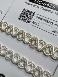 SIC-6425 레이온 라메 브레이드[리본 / 테이프 / 코드] SHINDO(SIC) 서브 사진