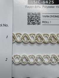 SIC-6425 레이온 라메 브레이드[리본 / 테이프 / 코드] SHINDO(SIC) 서브 사진