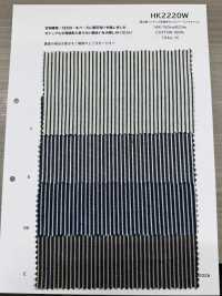 HK2220W 오카야마산 인디고 염색 히코리 원사, 원워시[원단] KOYAMA 서브 사진