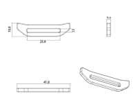 HH124 알티카 웨빙 토글 레귤러 윙[버클 / 고리] 서브 사진