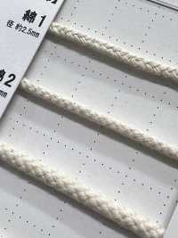 C2 천연 소재 코드 1부 면 2부 코어 포함 원형 코드 3.0mm[리본 / 테이프 / 코드] Cordon 서브 사진