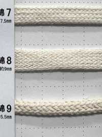 C8 천연 소재 끈 PART1 면 8개입 가방끈 9.0mm[리본 / 테이프 / 코드] Cordon 서브 사진