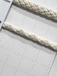 C12 천연 소재 코드 1부, 면 12%, 원형 코드, 4.0mm, 심지 포함[리본 / 테이프 / 코드] Cordon 서브 사진