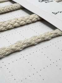 C12 천연 소재 코드 1부, 면 12%, 원형 코드, 4.0mm, 심지 포함[리본 / 테이프 / 코드] Cordon 서브 사진