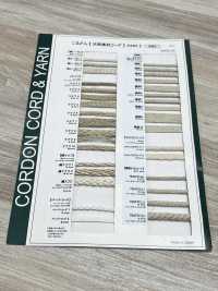 CS2 천연 소재 코드 PART2 면 섬유 2개입 원형 코드 7.0mm[리본 / 테이프 / 코드] Cordon 서브 사진