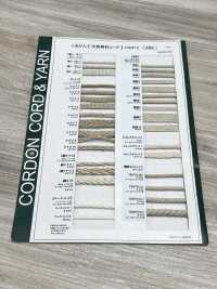 CL3 천연 소재 끈 PART2 린넨 3단 원형 끈 5.0mm[리본 / 테이프 / 코드] Cordon 서브 사진