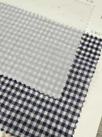 14428 80수 싱글 스레드 코튼 사이즈 보일 시폰 깅엄 체크 트리플 워셔 가공[원단] SUNWELL 서브 사진