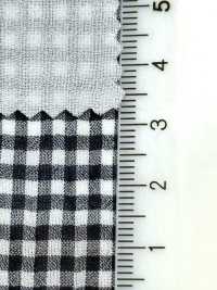 14428 80수 싱글 스레드 코튼 사이즈 보일 시폰 깅엄 체크 트리플 워셔 가공[원단] SUNWELL 서브 사진