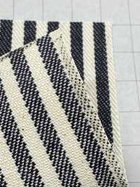 W3333-D 면 볼드 스트라이프 히코리 데님 10온스[원단] YOSHIWA FABRIC 서브 사진