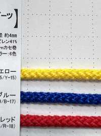 WKBC 작업화용 원형 끈 4.0mm[리본 / 테이프 / 코드] Cordon 서브 사진